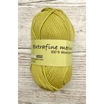 Hjertegarn Extrafine Merino 120 837 keltavihreä