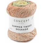 Katia Summer Tweed Degrade 103 oranssista vihreään