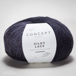 Katia Silky Lace 155 tumman harmaa
