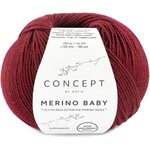 Katia Merino Baby 62 tummanpunainen