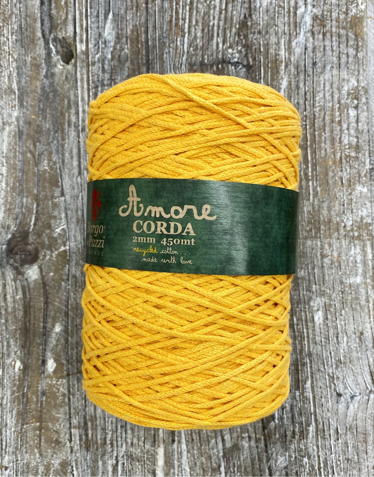 Borgo de'Pazzi Amore Corda 130 keltainen