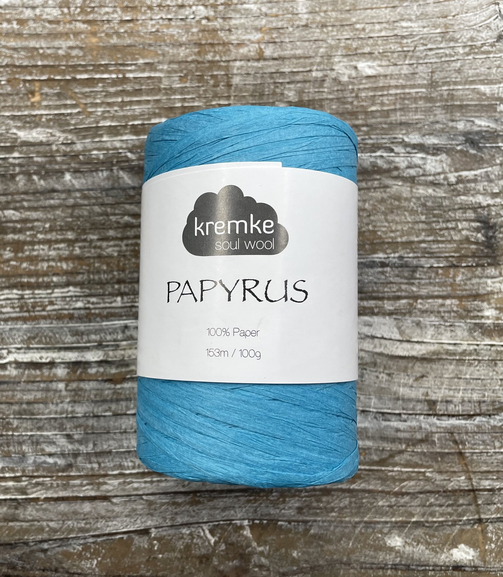 Kremke Soul Wool Papyrus 21 turkoosi