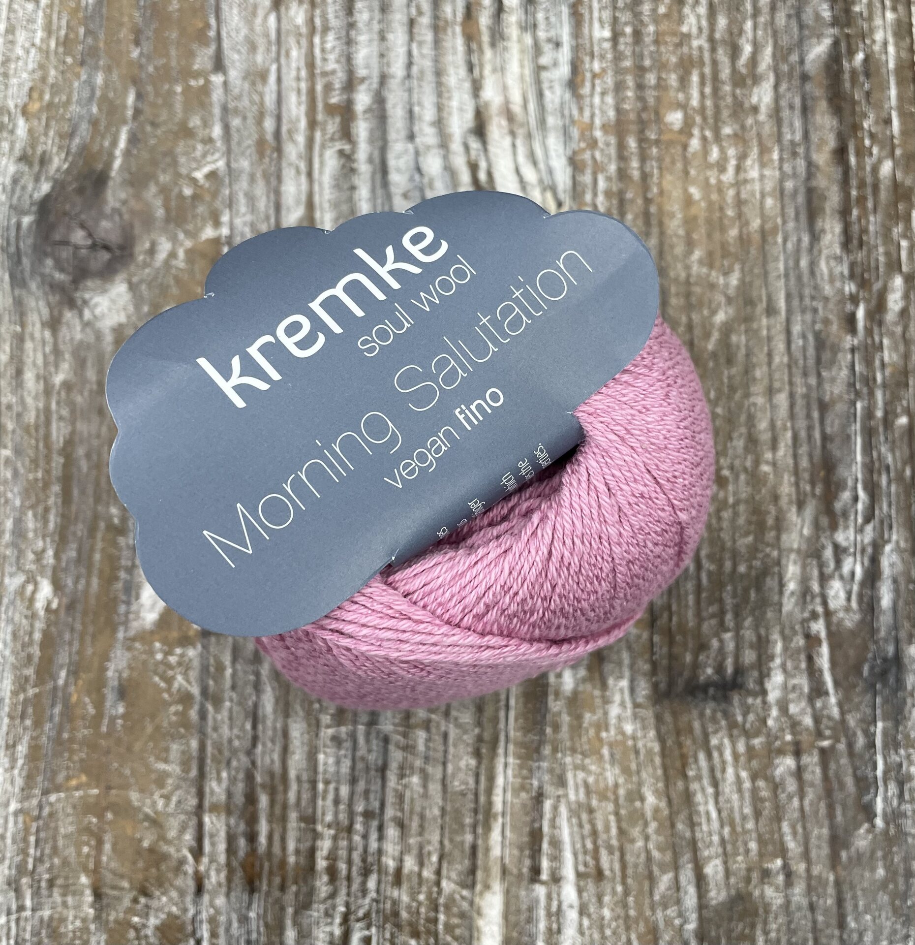 Kremke Soul Wool Morning Salutation Vegan Fino 05 vaaleanpunainen