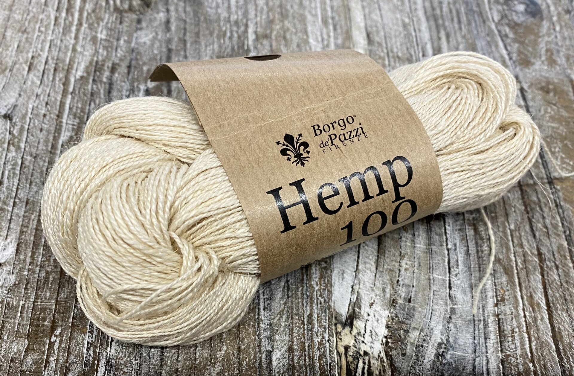 Borgo de'Pazzi Hemp 100 70 luonnonvalkoinen