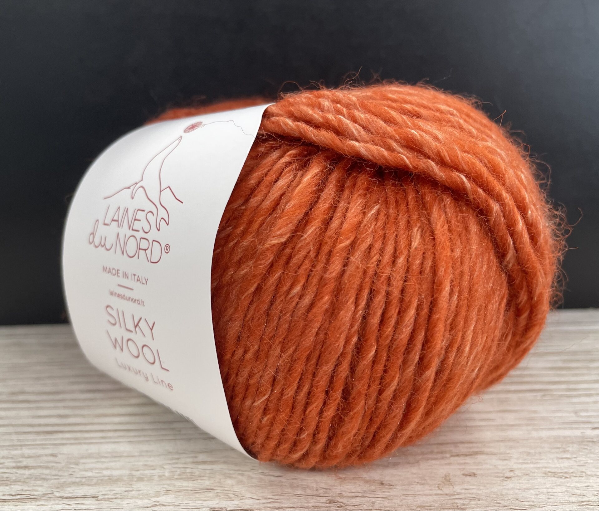 Laines du Nord Silky Wool 15 poltettu oranssi