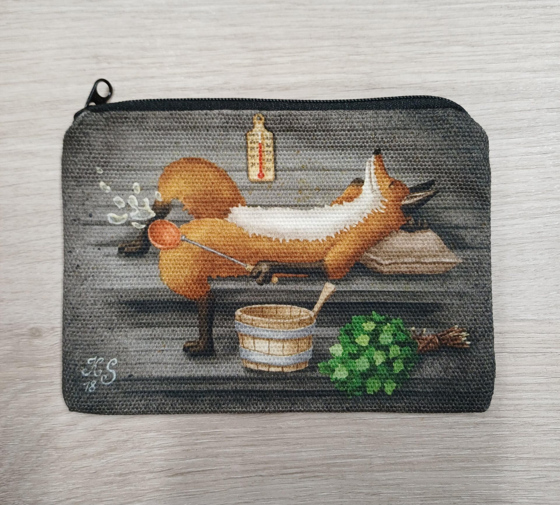 Katja Saario Kettu-pussukat 316 Saunakettu (keskikoko)