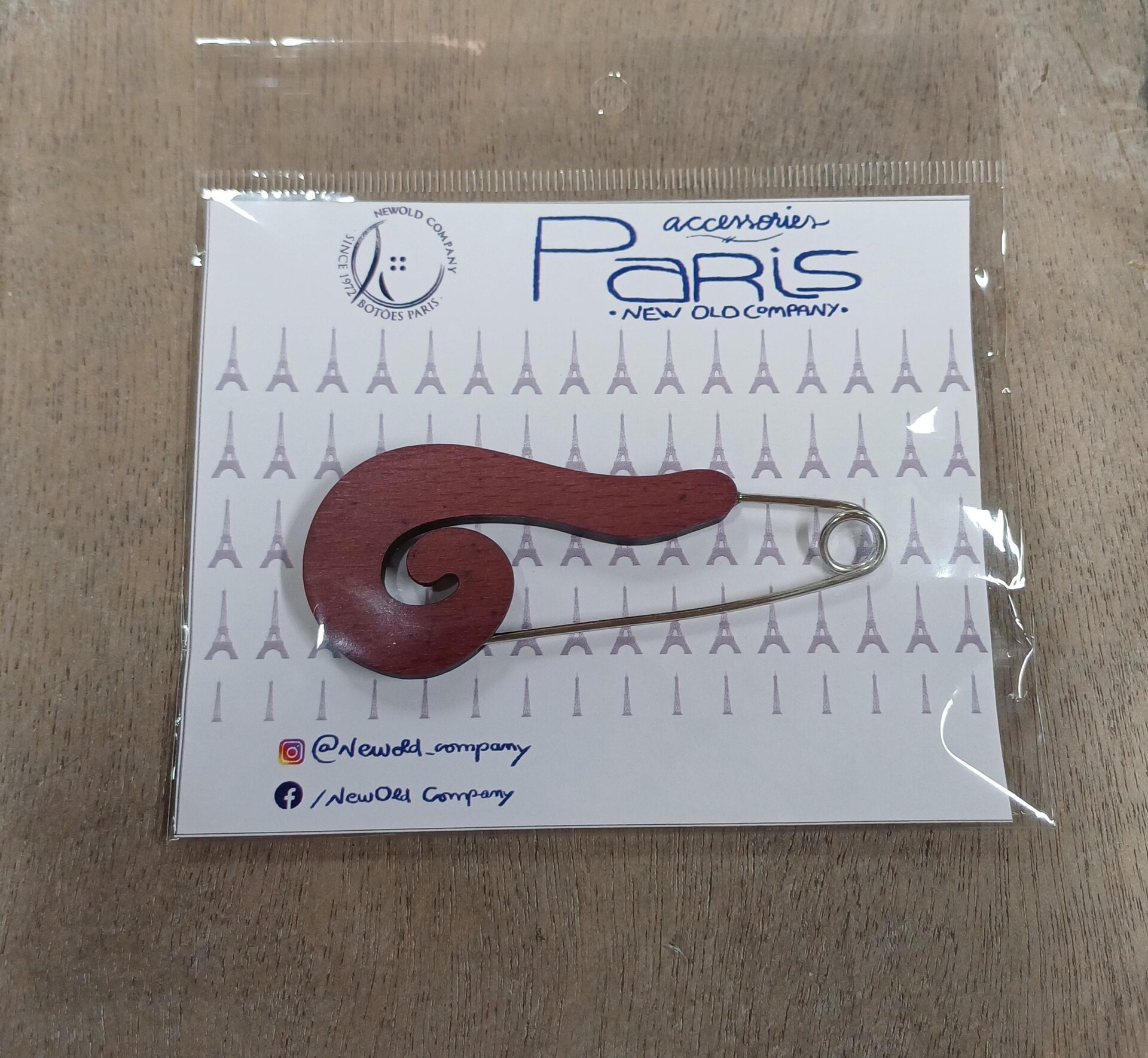 Falk Group Neula/solki neuleen kiinnittämiseen Kiekura, punaruskea