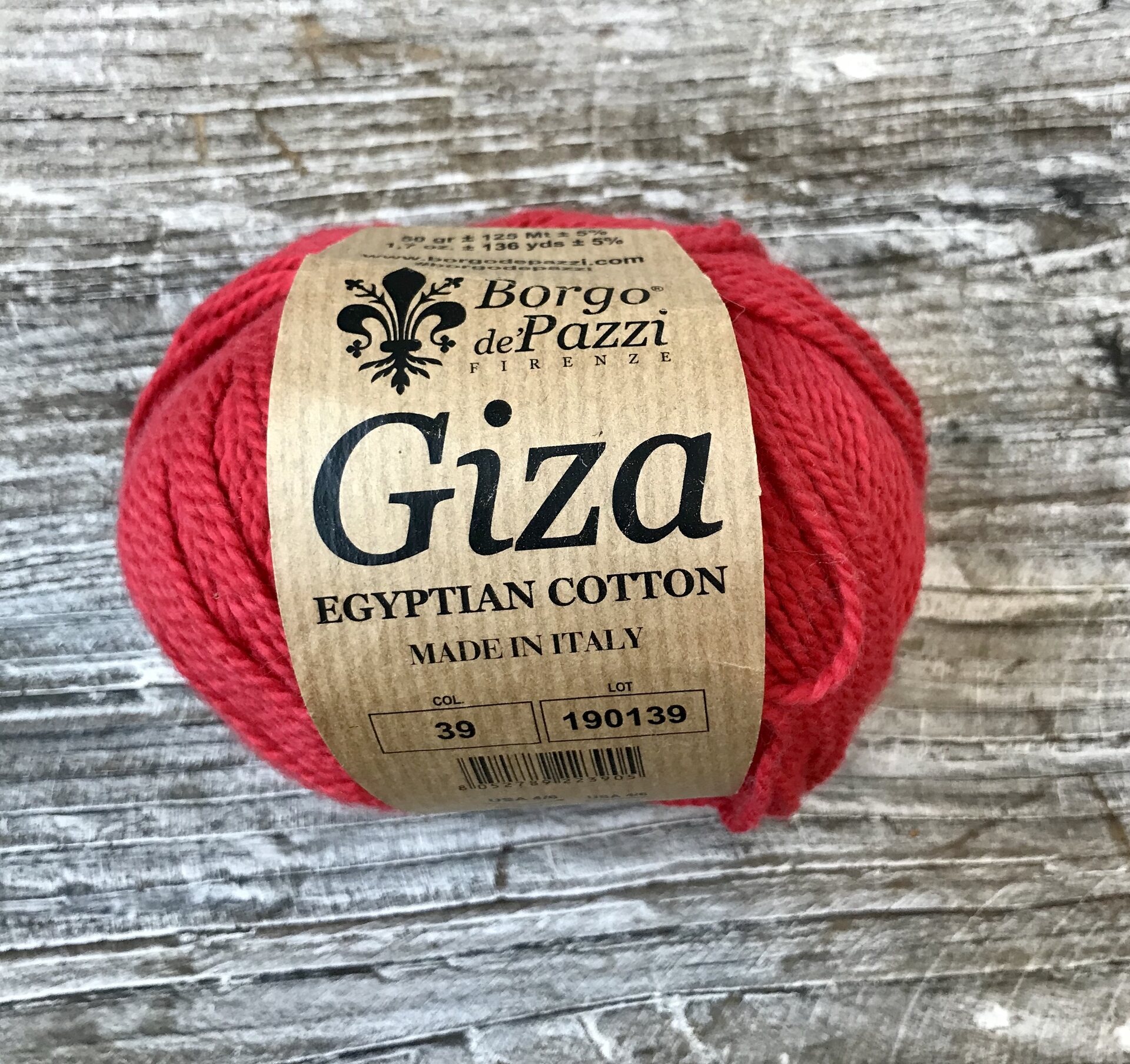 Borgo de'Pazzi Giza 39 Punainen