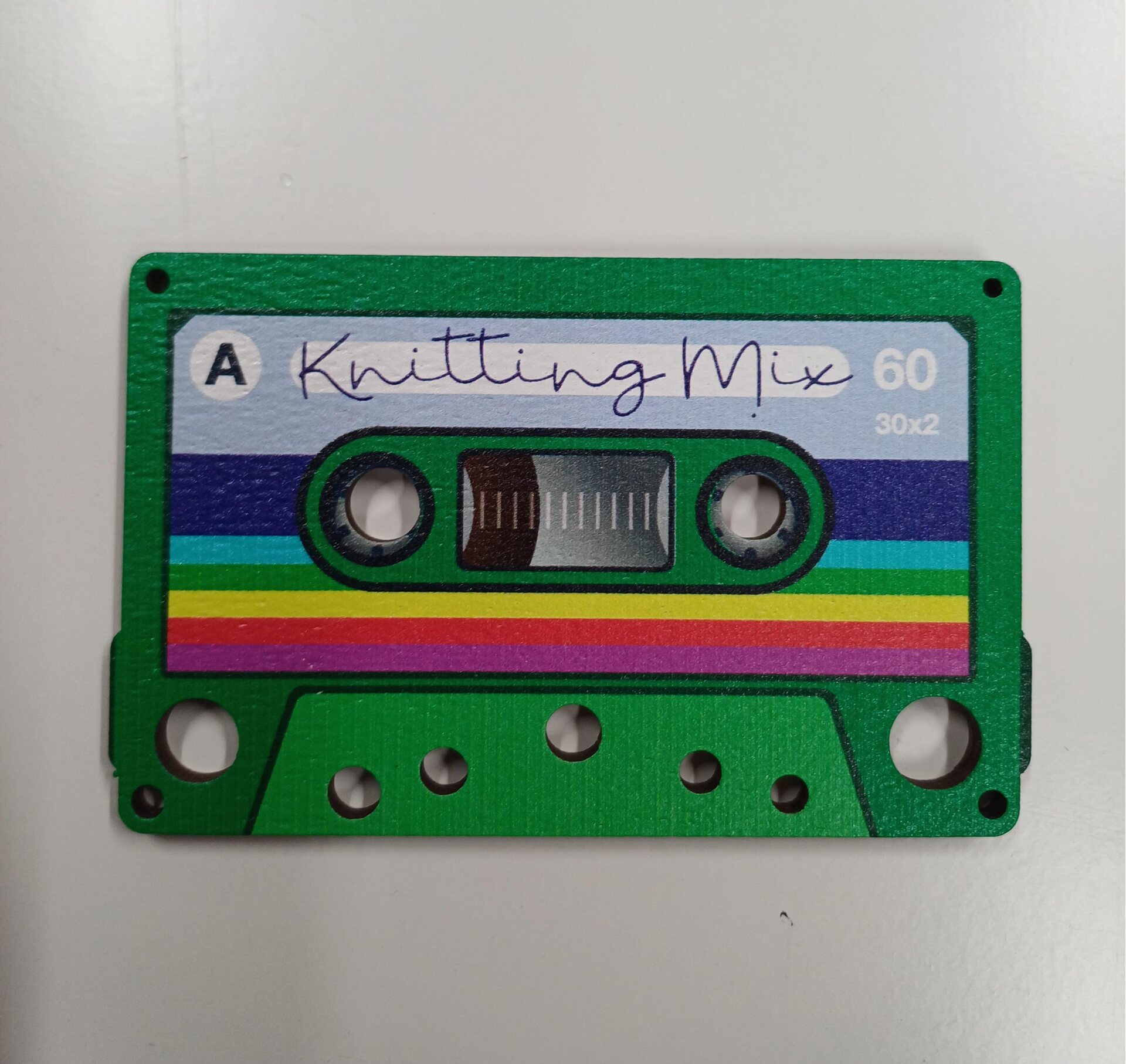 C-kasetti puikkomitta Vihreä