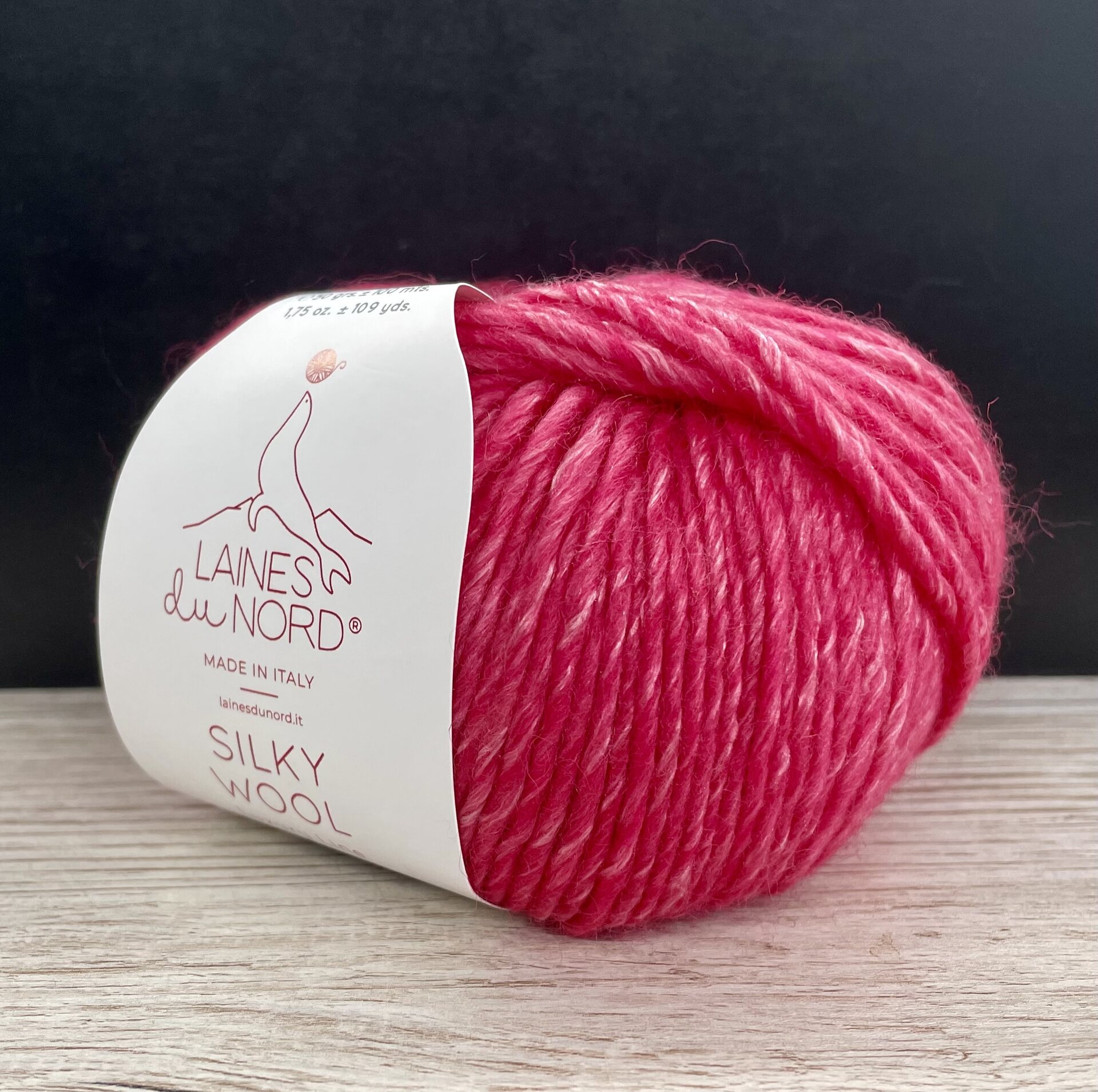 Laines du Nord Silky Wool 17 aniliininpunainen