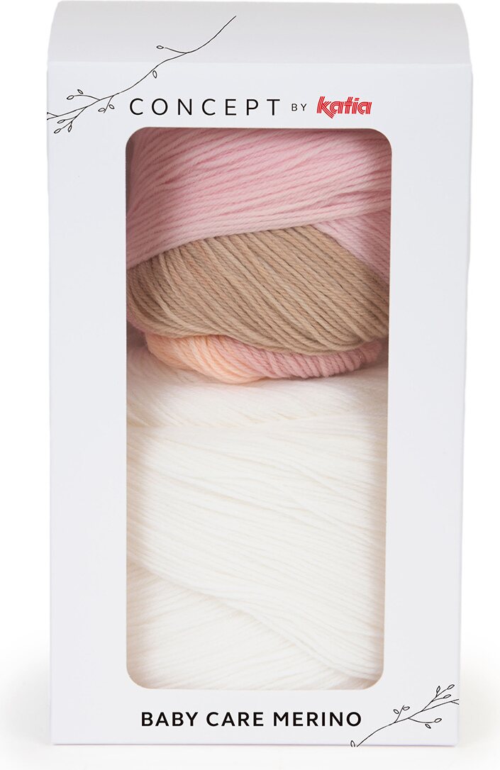 Concept by Katia Baby Care Merino 501 Ecru-rose-beige