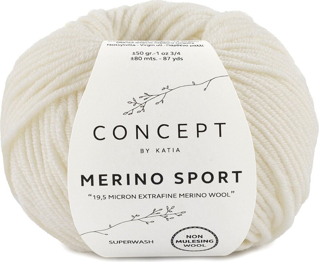 Katia Merino Sport 1 valkea