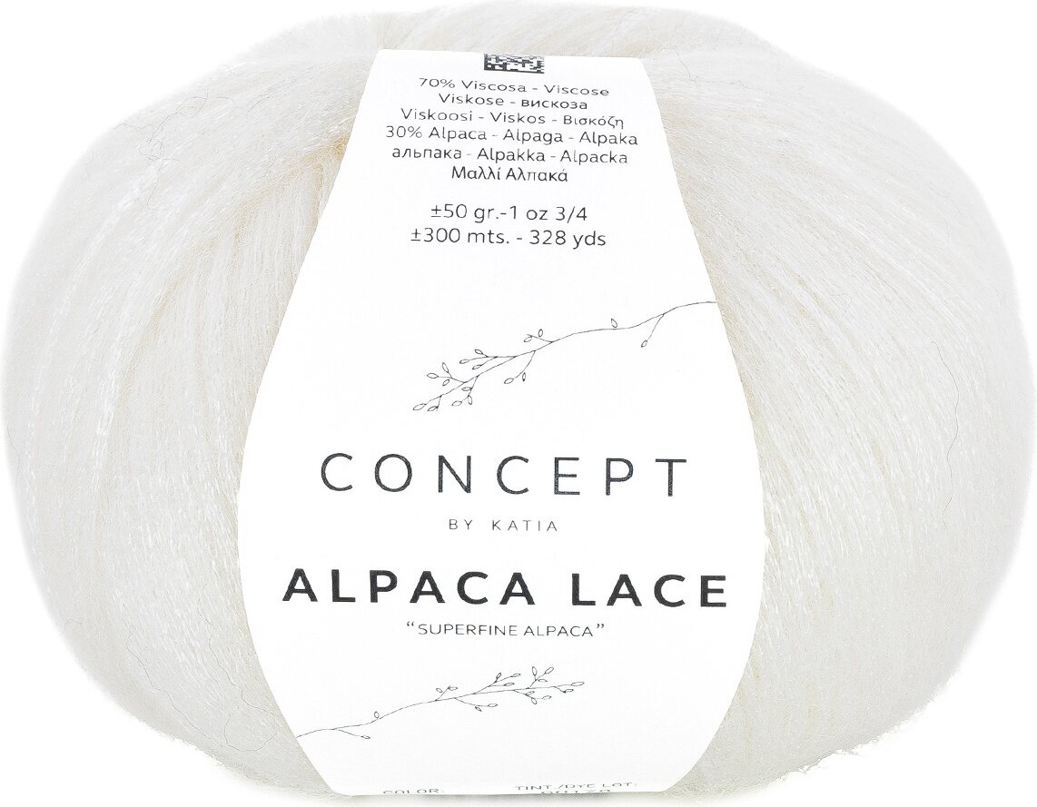 Concept by Katia Alpaca lace 081 white