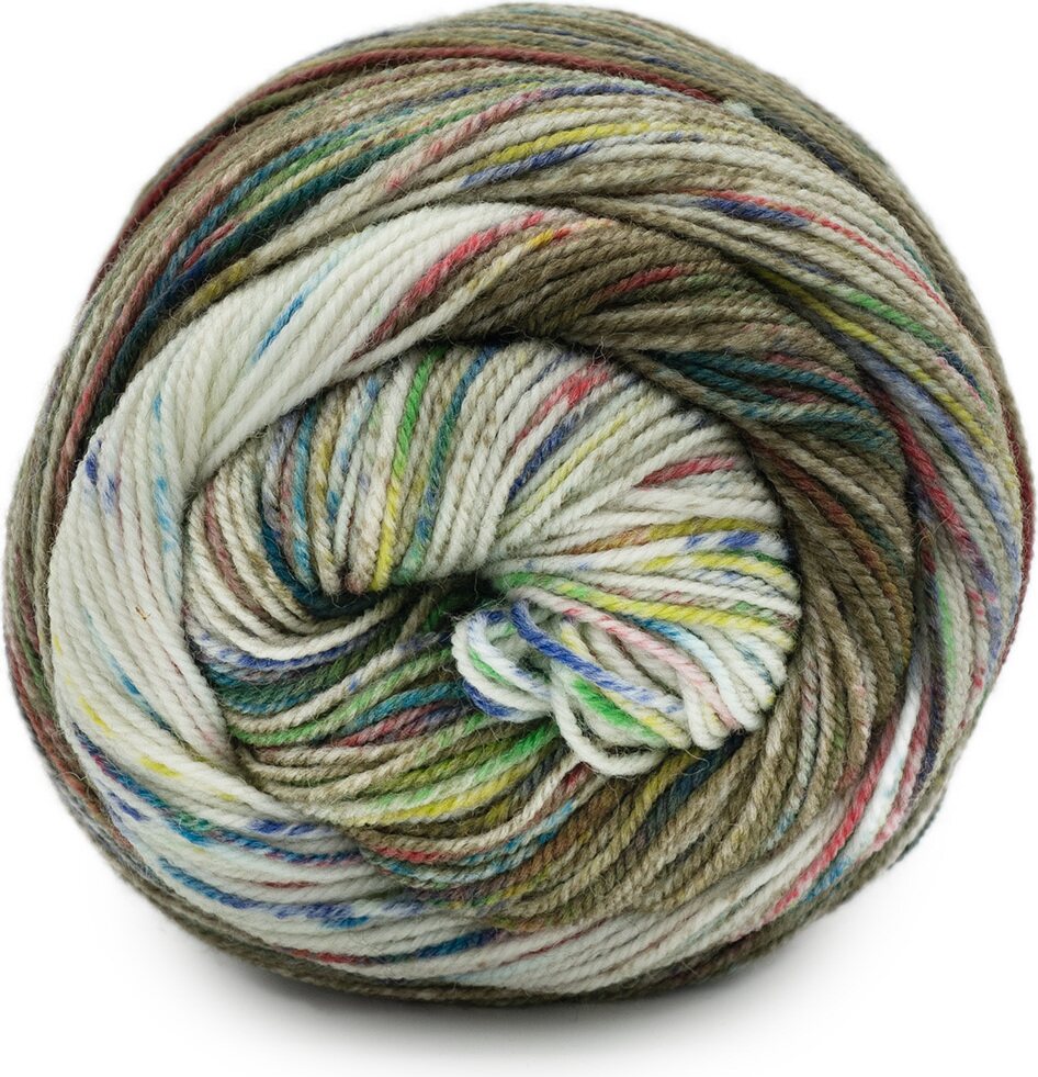 Laines du Nord Paint Gradient Sock 22 oliivi