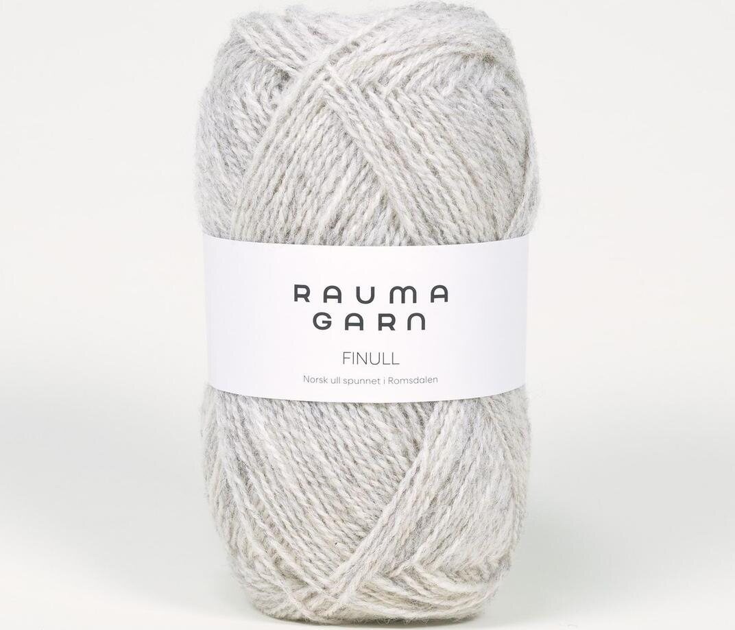 Rauma Garn Finull 0403 meleerattu vaalea harmaa