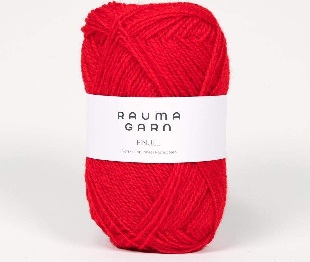 Rauma Garn Finull 0418 Punainen