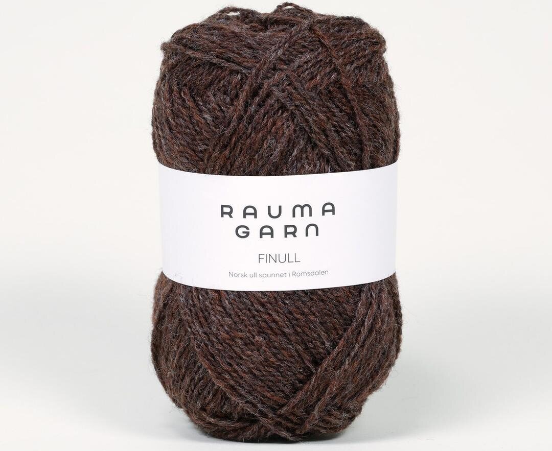 Rauma Garn Finull 0464 suklaanruskea