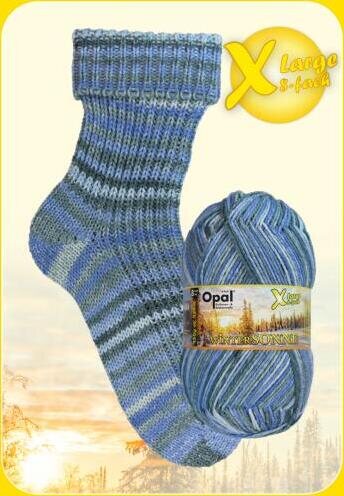 Opal Winter Sonne 8-ply 11433 sininen