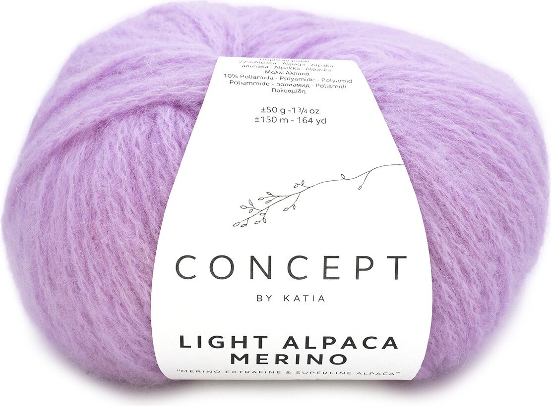 Concept by Katia Light Alpaca Merino 211 Lavender