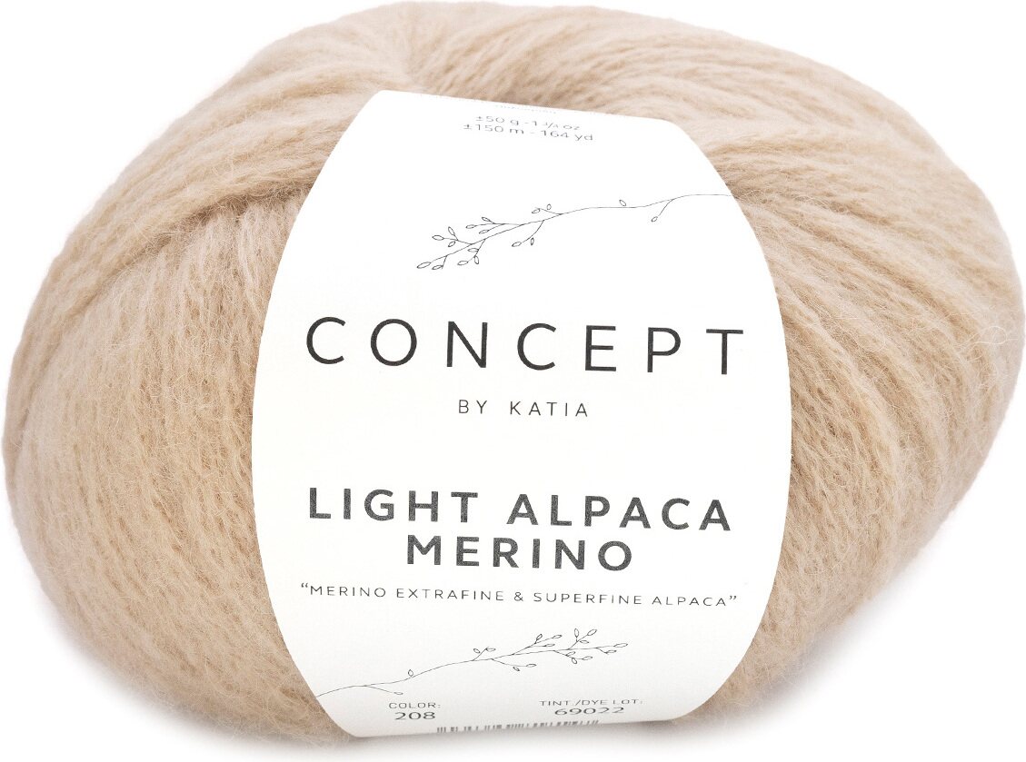 Concept by Katia Light Alpaca Merino 208 sand