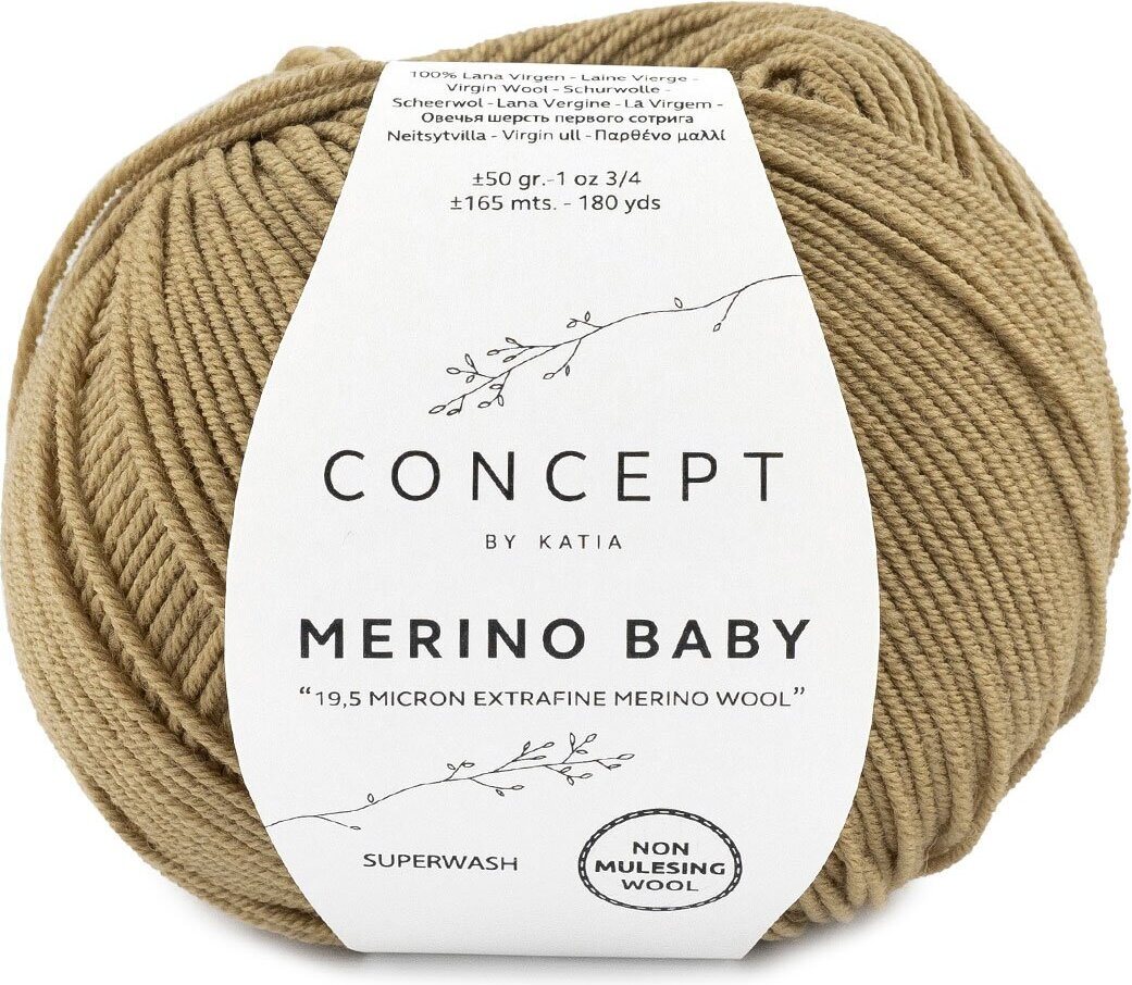 Katia Merino Baby 150 vihertävä beige