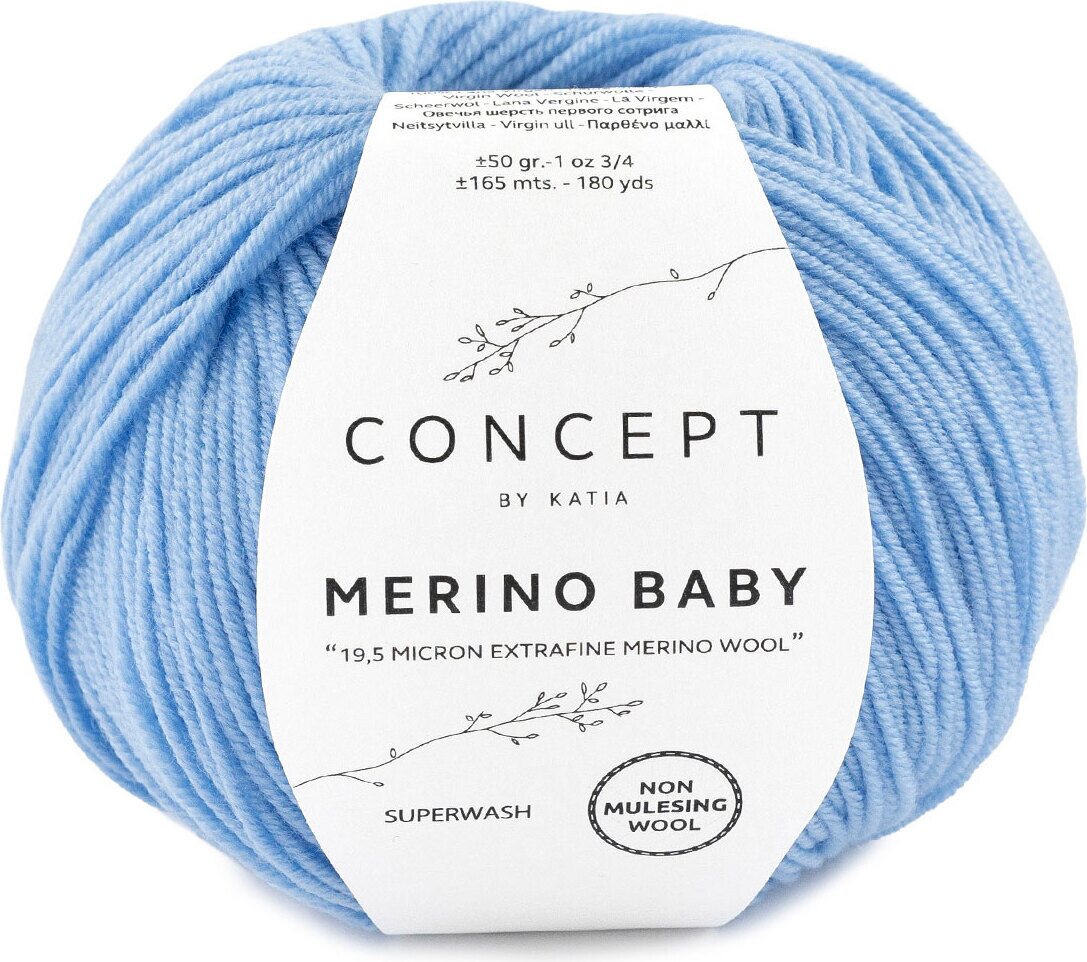 Katia Merino Baby 41 taivaan sininen