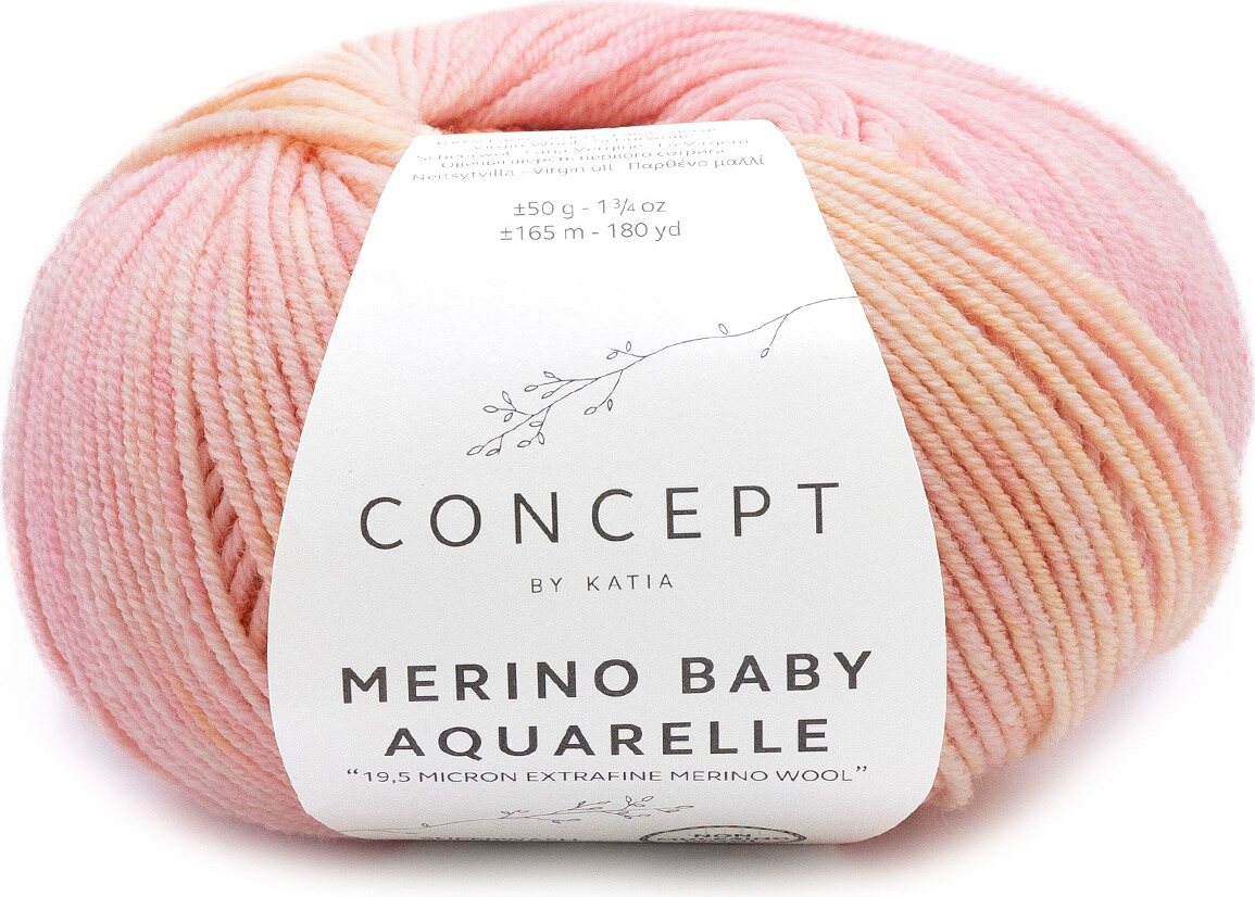 Concept by Katia Merino Baby Aquarelle 361 roosa-persikka