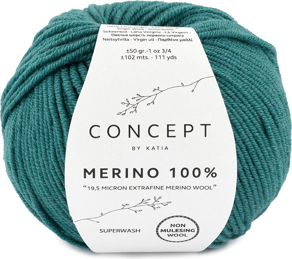Katia Merino 100% 54 sinivihreä