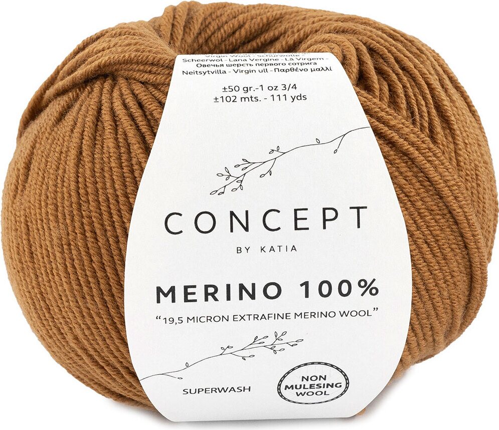 Katia Merino 100% 92 ruskea