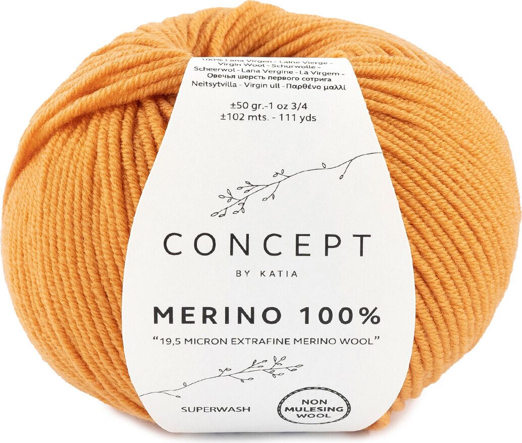 Katia Merino 100% 93 pastelli oranssi