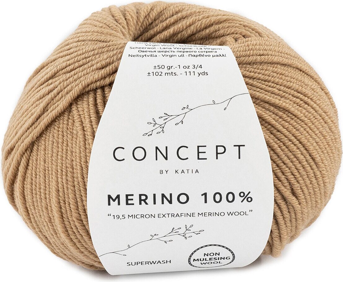 Katia Merino 100% 65 kamelinruskea