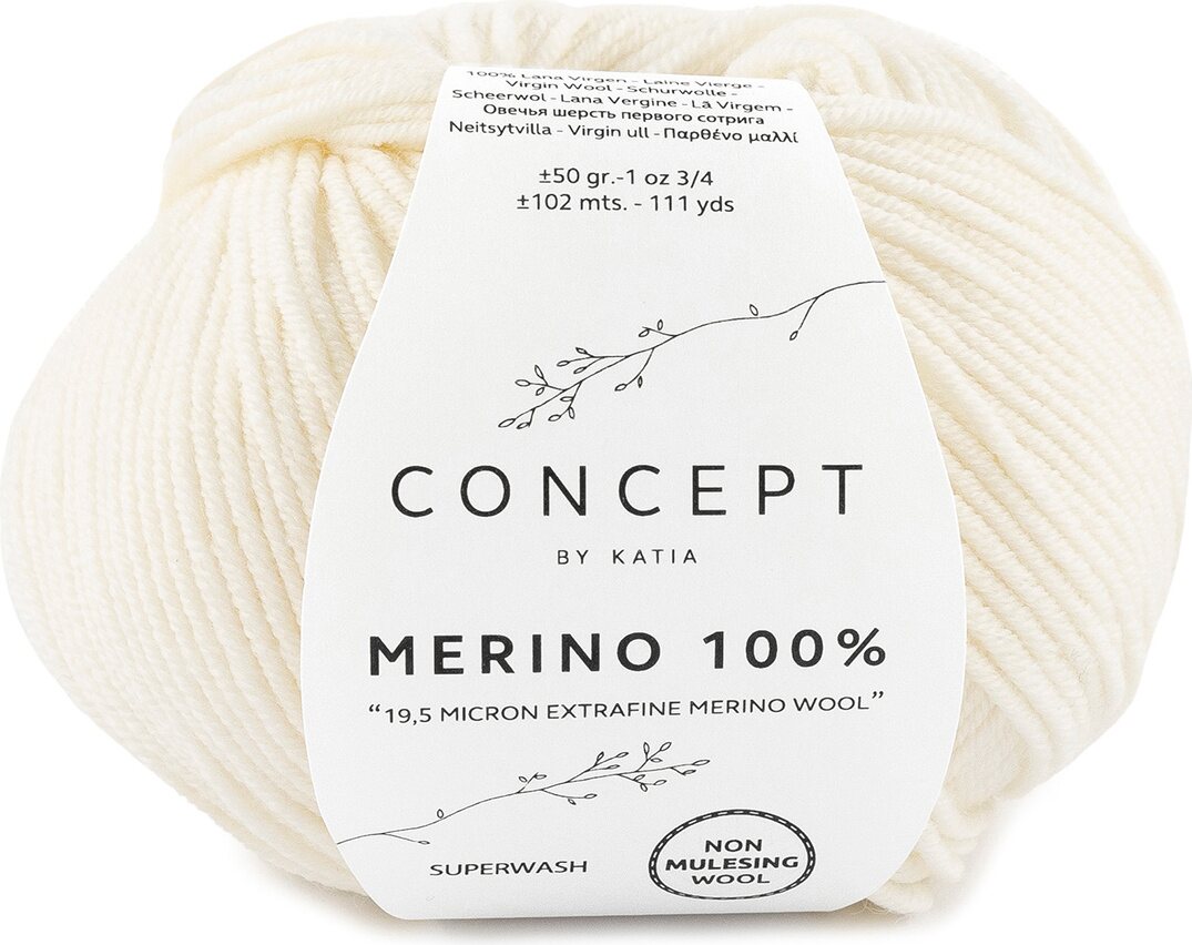Katia Merino 100% 03 luonnonvalkoinen
