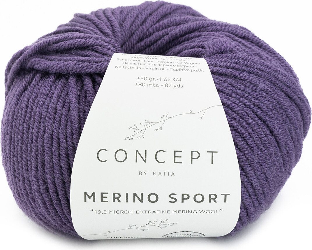 Katia Merino Sport 71 tumma lila