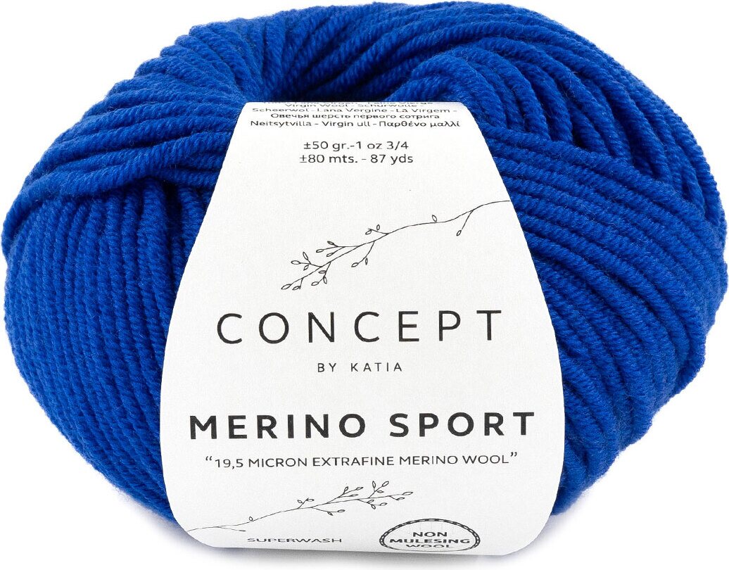 Katia Merino Sport 40 kirkas sininen