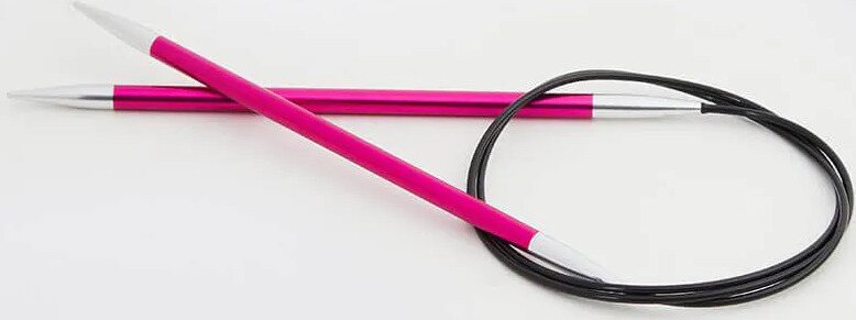 Knit Pro Zing Fixed Circular Needles 80cm 5 mm