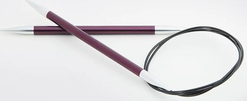 Knit Pro Zing Fixed Circular Needles 80cm 6.00 mm