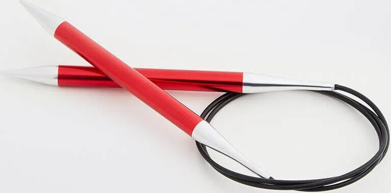 Knit Pro Zing Fixed Circular Needles 80cm 9 mm