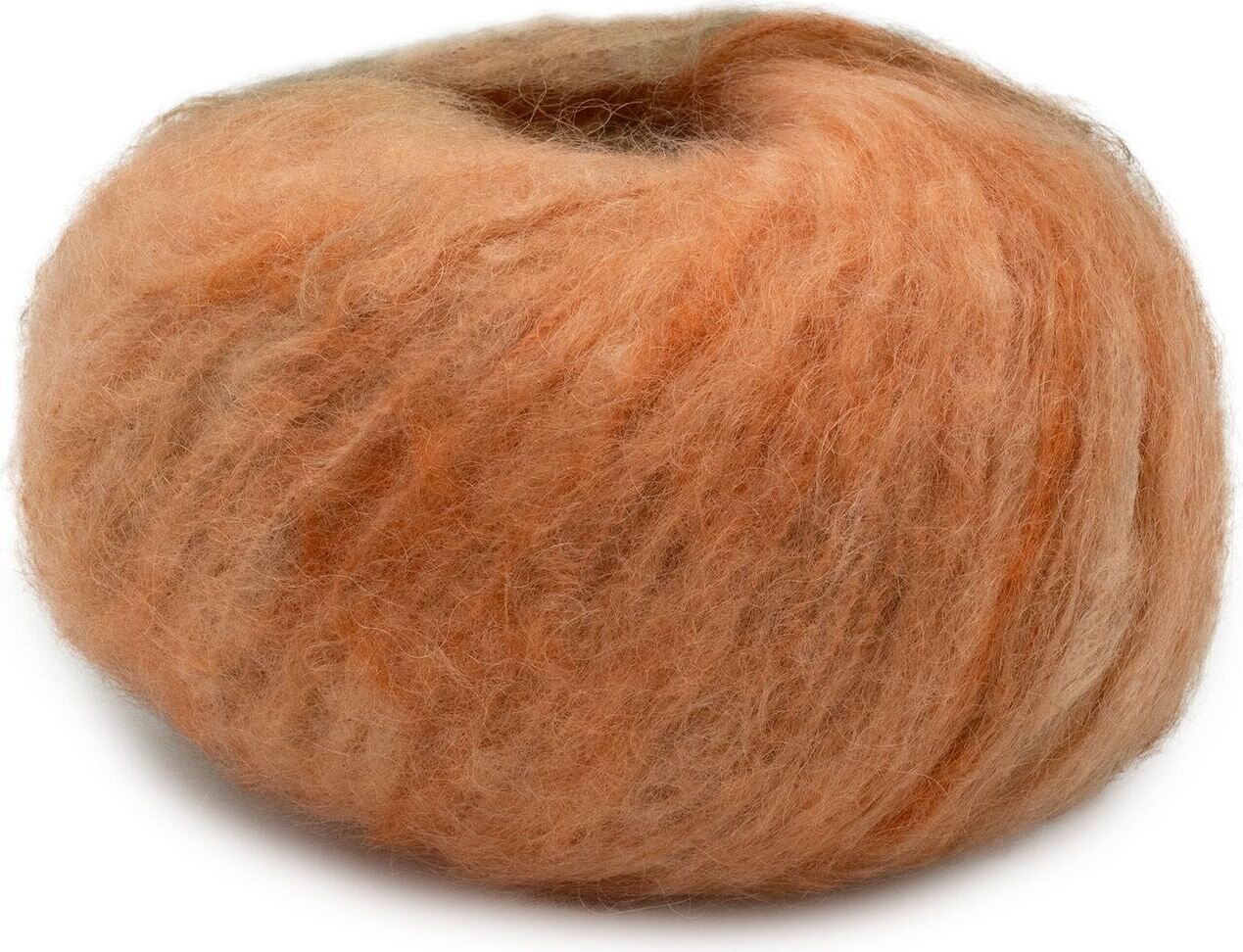 Laines du Nord Mohair trend print 1 fuksia-okra-oliivi