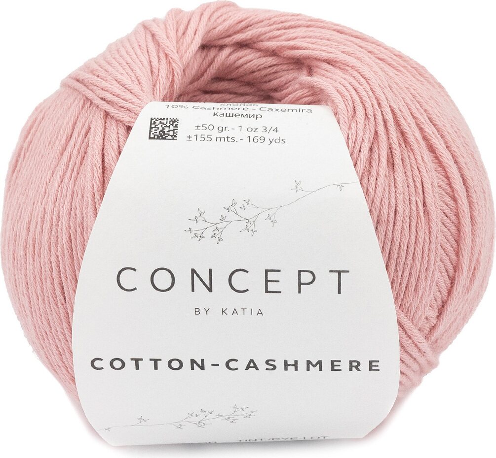 Concept by Katia Cotton Cashmere 83 roosa