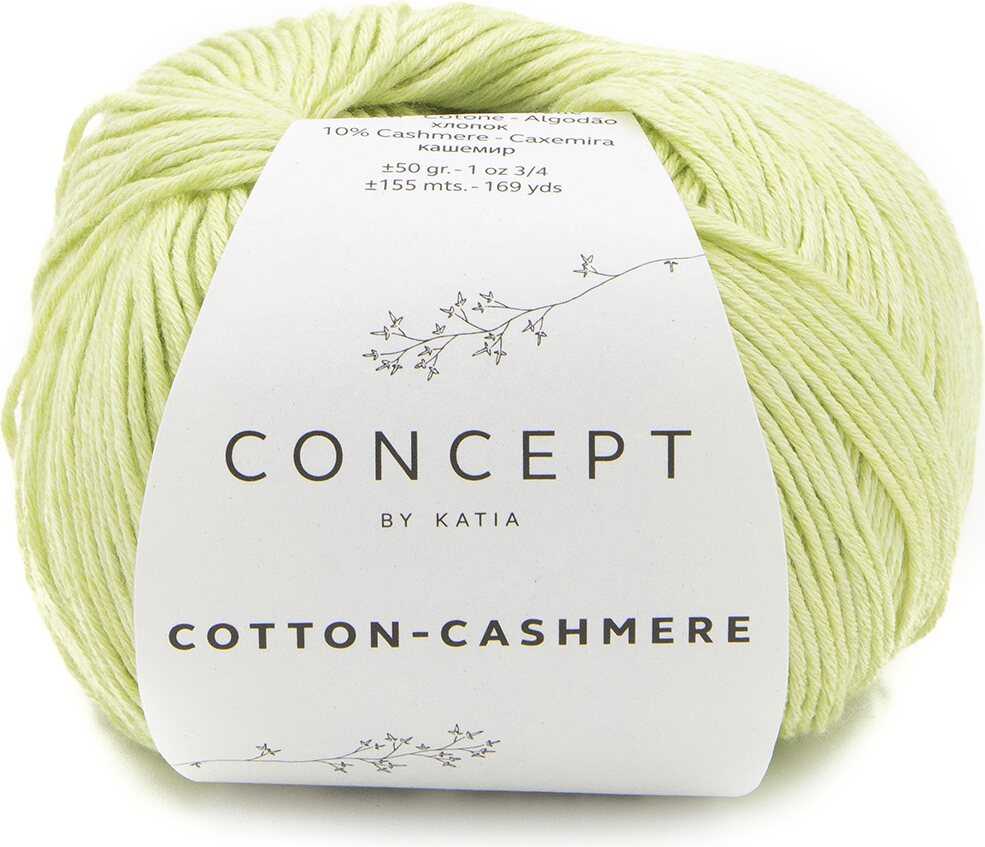 Concept by Katia Cotton Cashmere 76 vaalea vihreä