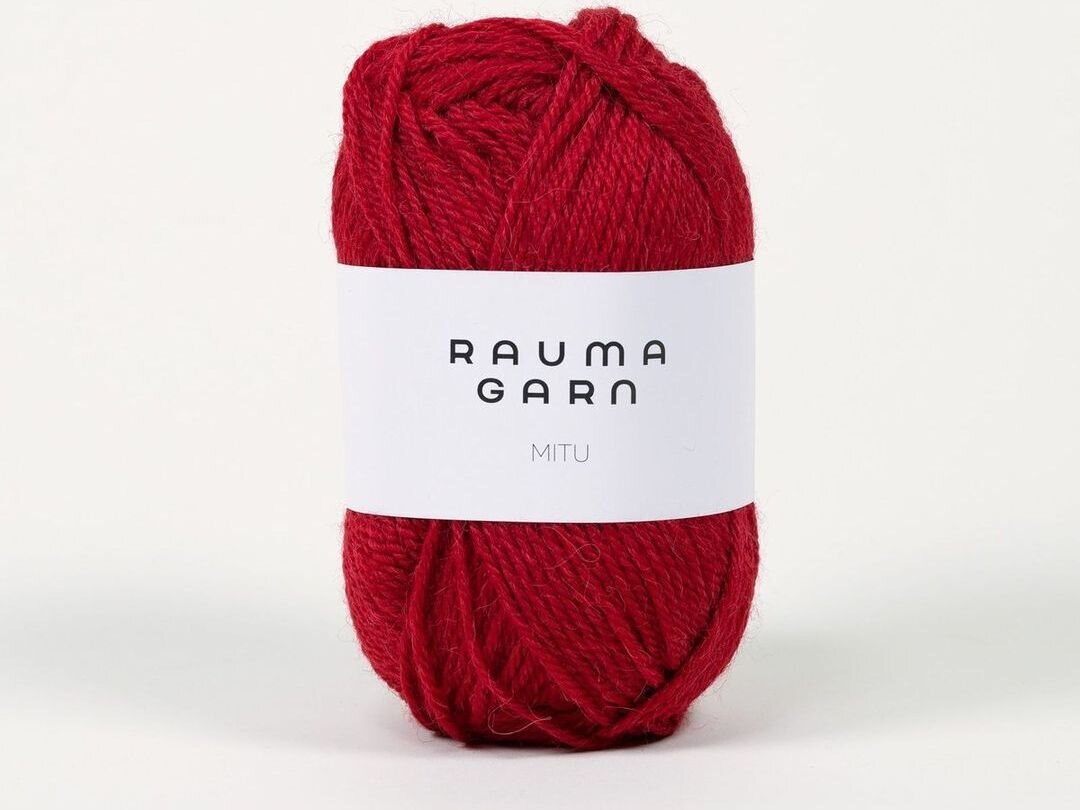 Rauma Garn Mitu 6085 syvä punainen