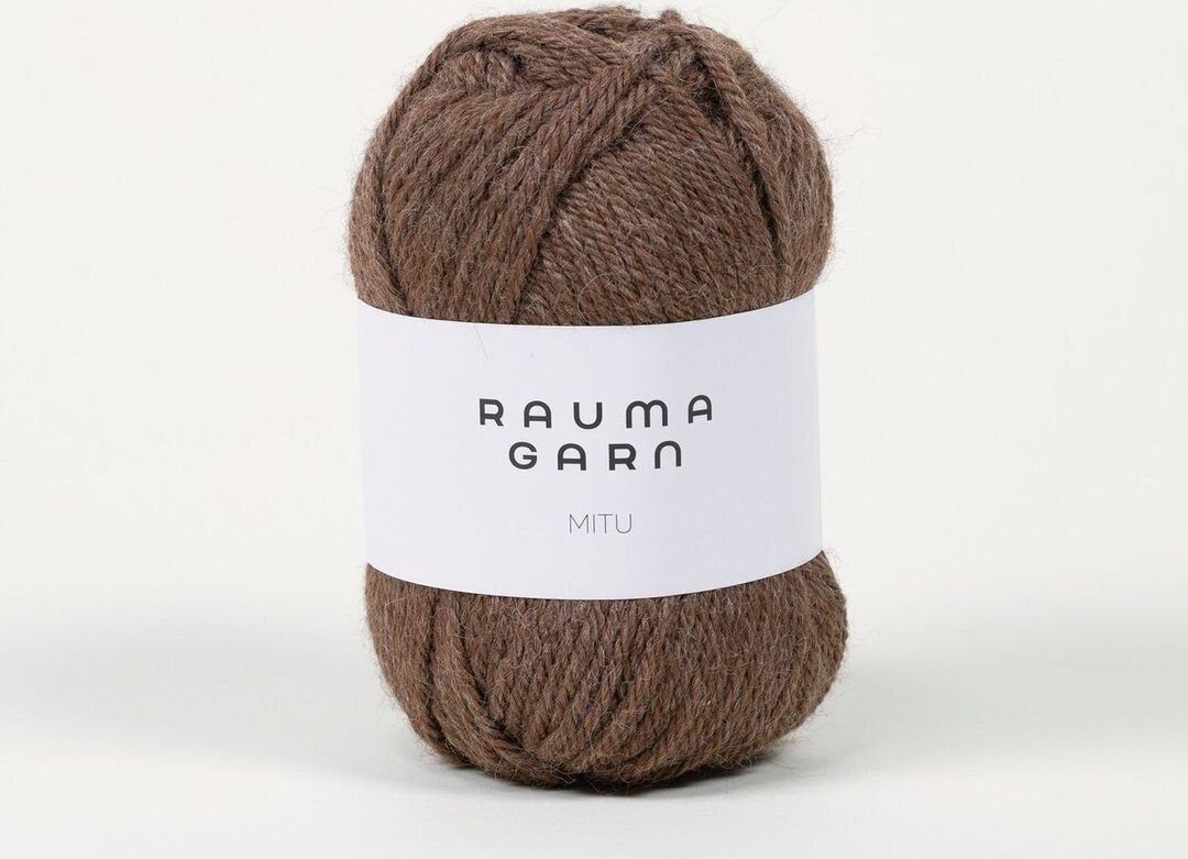 Rauma Garn Mitu SFN70 meleerattu ruskea