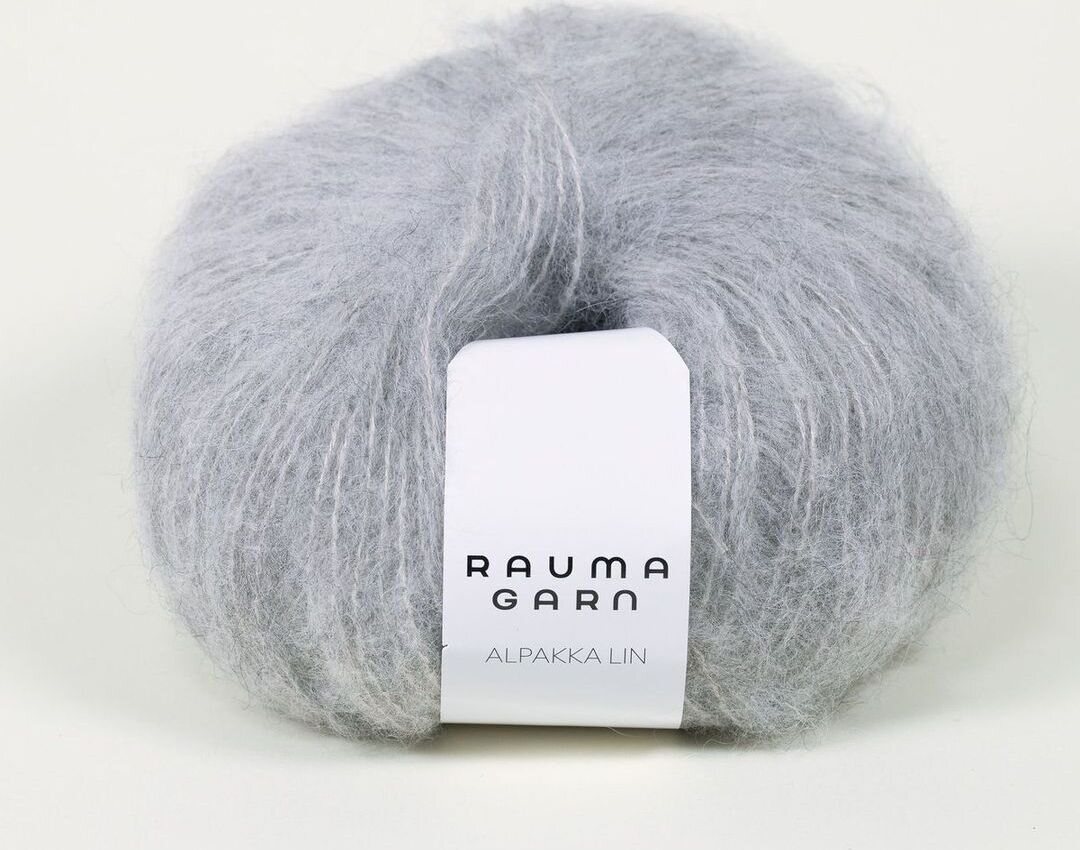 Rauma Garn Alpakka Lin 1310 vaalea harmaa