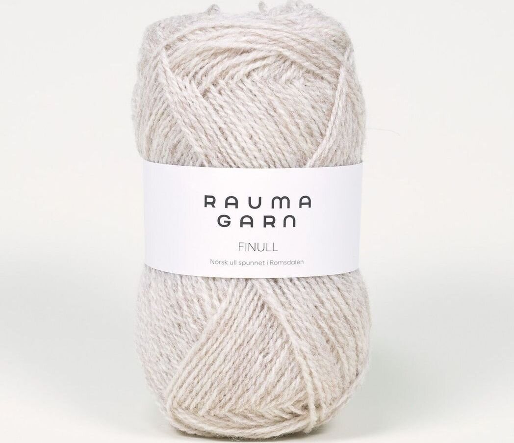 Rauma Garn Finull 4078 vaalea meleerattu beige