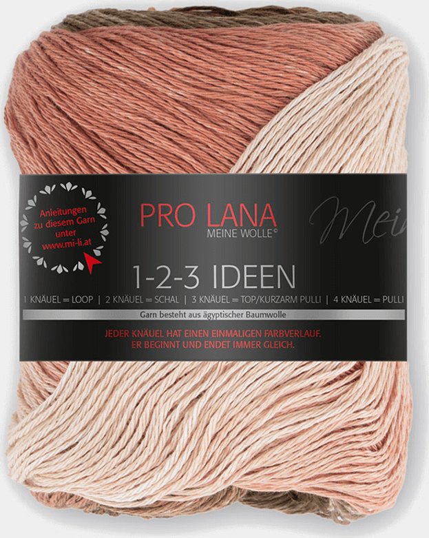 Pro Lana 1-2-3 Ideen 11 puuteriset roosat ja okrat