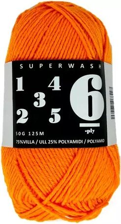 6-ply 804C orange neon