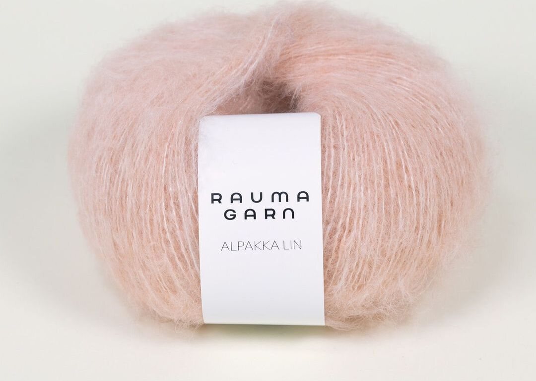 Rauma Garn Alpakka Lin 1374 puuteriroosa