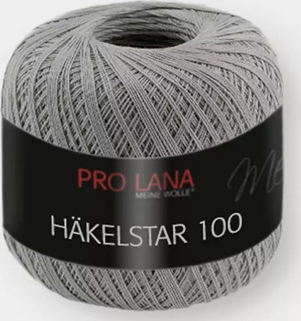 Pro Lana Häkelstar 100 95 tumma harmaa