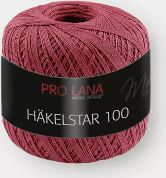 Pro Lana Häkelstar 100 31 viininpunainen