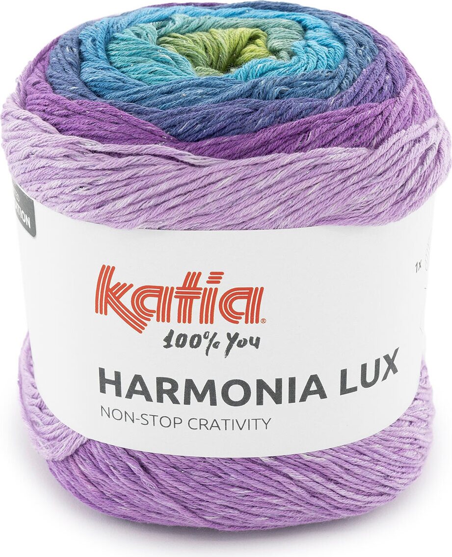 Katia Harmonia Lux 101 violetti-sininen-pistaasi